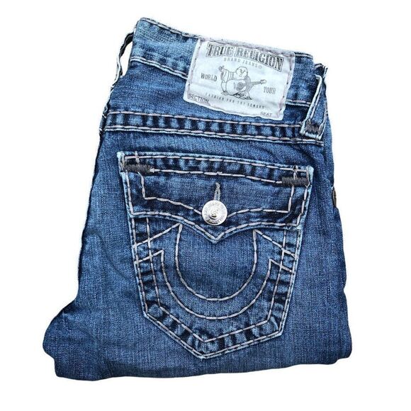 True Religion Jeans Size 29 RICKY Blue - Picture 1 of 11